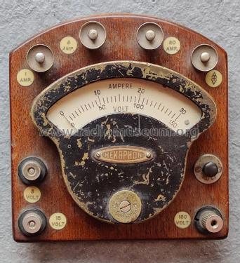 Hekaphon V-A Meter ; Czeija, Nissl & Co., (ID = 2644319) Equipment