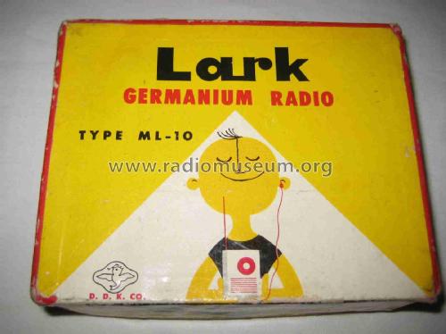 Lark Germanium Radio ML-10; DDK D.D.K. Co. Ltd.; (ID = 2487971) Galena