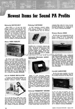 Wireless Phono Oscillator ; D & M; Midland Park (ID = 1315069) Commercial Tr