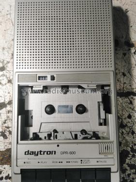 Daytron Cassette Tape Recorder DPR-600; Daewoo Electronics (ID = 2601504) Reg-Riprod