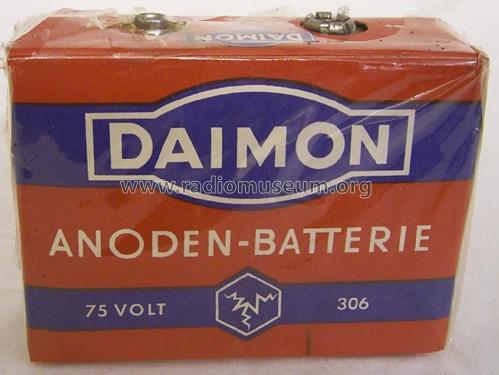 Anoden-Batterie 306; Daimon, (ID = 2843070) A-courant