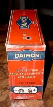 Anoden-Batterie Nr. 314; Daimon, (ID = 57032) Strom-V