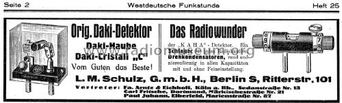 Aufsteckdetektor ; Daki-Werkstätten L. (ID = 2039081) Radio part