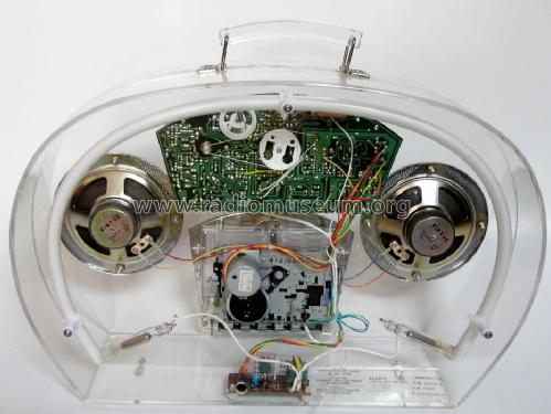 Transparent Neon AM/FM Radio Receiver D50; Dapy brand; Paris (ID = 1555200) Radio