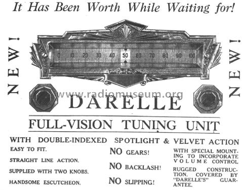 Darelle Full Vision Tuning Unit ; Darelle Products; (ID = 2405764) Radio part