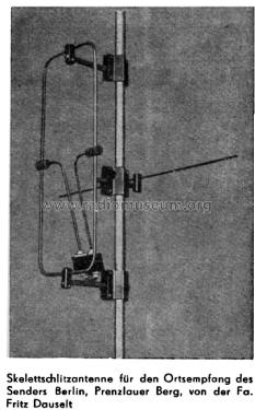 Skelettschlitz-Antenne ; Dauselt, Fritz; (ID = 1594375) Antenna