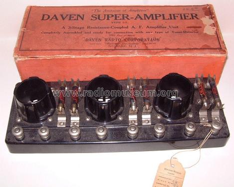 Super-Amplifier Type 3-S; Daven Radio Co. ; (ID = 1228889) Verst/Mix
