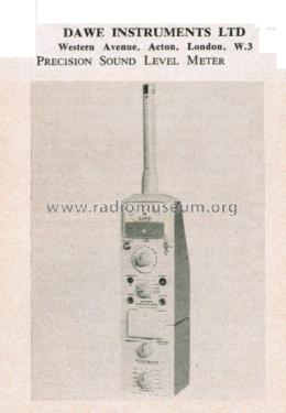 Precision Sound Level Meter ; Dawe Instruments Ltd (ID = 2766666) Ausrüstung