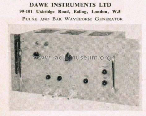 Pulse and Bar Waveform Generator 413AR; Dawe Instruments Ltd (ID = 2651959) Equipment