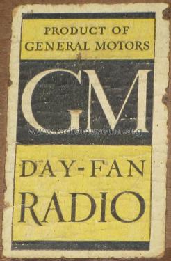 Day-Fan 72 ; General Motors Radio (ID = 1810105) Radio