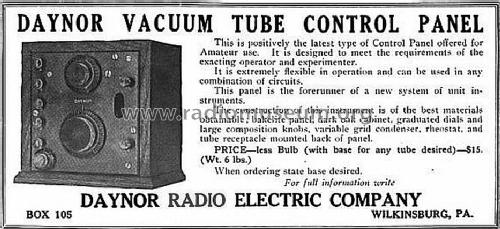 Vacuum Tube Control Panel ; Daynor Radio (ID = 1065032) mod-pre26