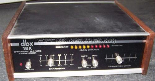 Dynamic Range Expander 1BX; dbx Inc.; Waltham MA (ID = 1936791) Ampl/Mixer