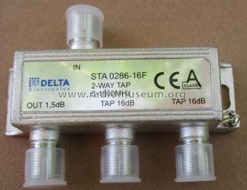 2-Way Tap 5-1000 MHz, 2-fach Abzweiger STA0286-16F, Art.Nr. 10161267; DCT Delta GmbH ASC (ID = 3056573) Misc