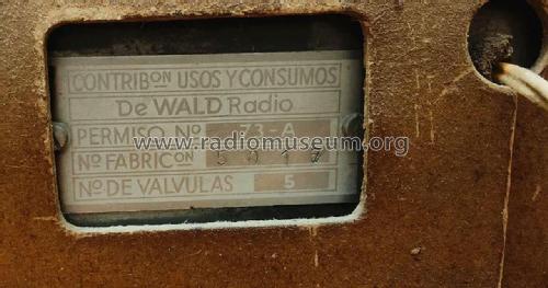 245; de Wald; Barcelona (ID = 3107616) Radio