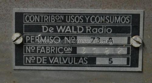 310; de Wald; Barcelona (ID = 2620609) Radio