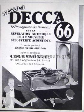 Six Six Phonograph 66; Decca Brand, Samuel (ID = 2380076) TalkingM