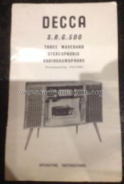 SRG500; Decca Brand, Samuel (ID = 1952843) Radio