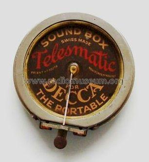 Telesmatic Sound Box For The Decca Portable ; Decca Brand, Samuel (ID = 1180291) Microphone/PU