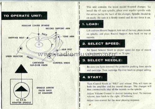 Portable Phonograph DP-532; Decca Records, Inc.; (ID = 2984128) R-Player