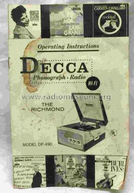 The Richmond DP-490 Ch= AM-2; Decca Records, Inc.; (ID = 2984118) Radio