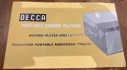 TP/RG100; Decca Brand, Samuel (ID = 2984165) Radio