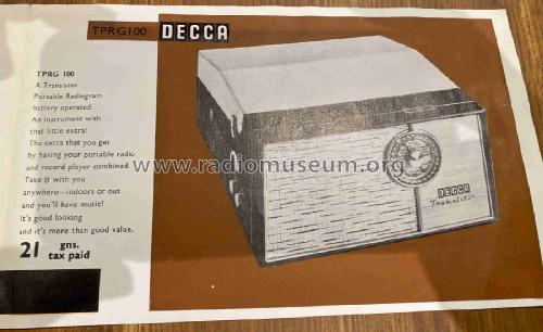 TP/RG100; Decca Brand, Samuel (ID = 2984167) Radio