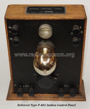 Audion Control Panel Type P-401; DeForest Radio (ID = 2430645) mod-pre26