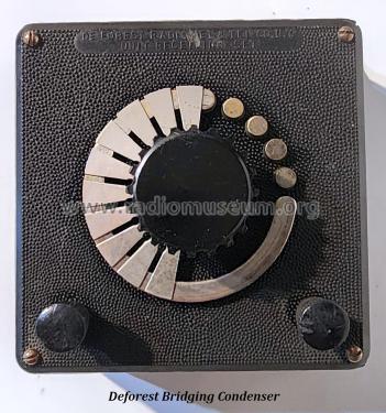 Bridging or Loading Condenser CS-3002 ; DeForest Radio (ID = 3030252) Radio part