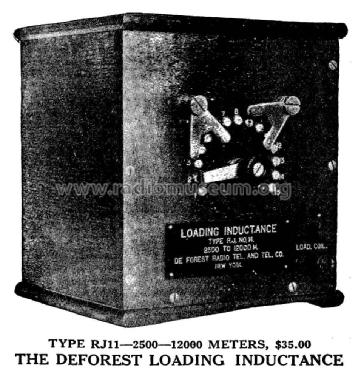 Loading Inductance Type RJ11; DeForest Radio (ID = 1611414) mod-pre26