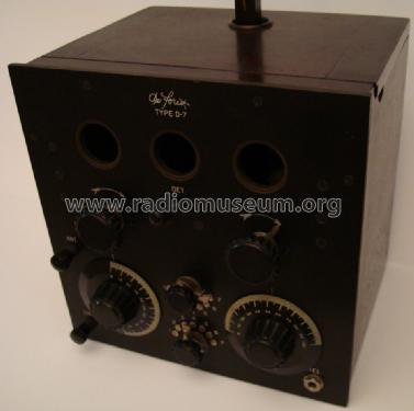 Reflex Radiophone D7; DeForest Radio (ID = 1077815) Radio