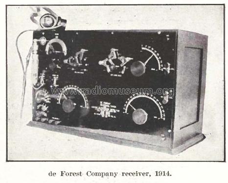 Ultraudion Receiver ; DeForest Radio (ID = 1241055) Radio