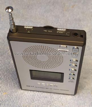 FM STEREO.MW.SW DIGITAL RECEIVER DE17; Degen 深圳市德劲电子有限公司 (ID = 3067963) Radio