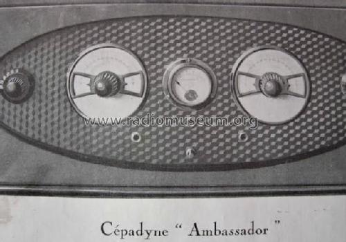 Cépadyne Ambassador ; Cépadyne marque, Éts (ID = 1759041) Radio