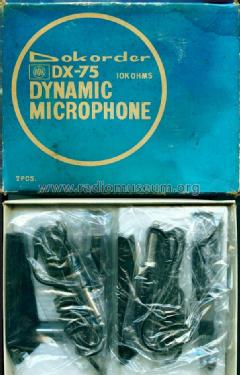 Dokorder Dynamic Microphones DX-75; Denki Onkyo Co., Ltd (ID = 831343) Microphone/PU