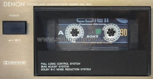 Precision audio component / stereo cassette tape deck DR-M07; Denon Marke / brand (ID = 1501858) Sonido-V