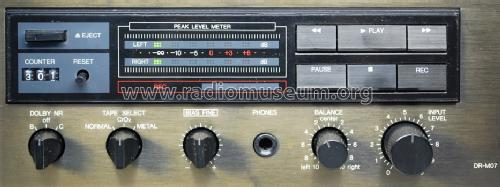Precision audio component / stereo cassette tape deck DR-M07; Denon Marke / brand (ID = 1501860) R-Player