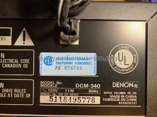 PCM Audio Technology / CD Auto Changer DCM-340; Denon Marke / brand (ID = 2974101) Ton-Bild