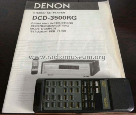 PCM Audio Technology / Compact Disc Player DCD-3500RG; Denon Marke / brand (ID = 2420910) R-Player