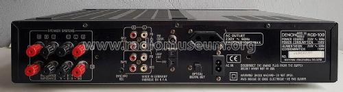 Precision Audio Component / CD AMP Tuner RCD-100; Denon Marke / brand (ID = 2811176) Radio