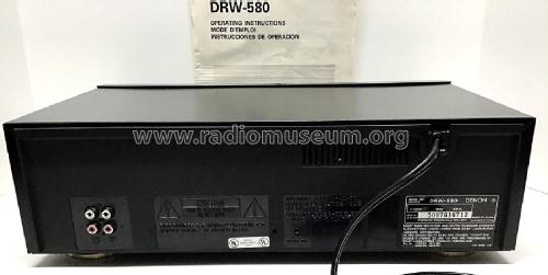 Precision Audio Component / Double Cassette Deck DRW-580; Denon Marke / brand (ID = 2974423) R-Player