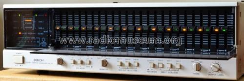 Precision audio component / stereo graphic equalizer DE-70; Denon Marke / brand (ID = 2412721) Verst/Mix