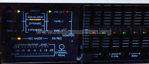 Precision audio component / stereo graphic equalizer DE-70; Denon Marke / brand (ID = 2412723) Verst/Mix