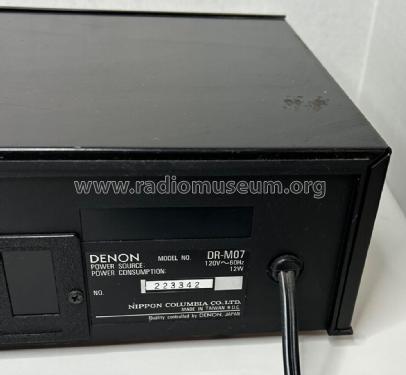 Precision audio component / stereo cassette tape deck DR-M07; Denon Marke / brand (ID = 2973220) R-Player