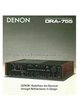 Solid State AV Receiver DRA-755; Denon Marke / brand (ID = 2582873) Radio