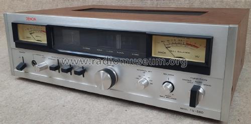 Solid State FM Stereo Tuner TU-500; Denon Marke / brand (ID = 3137113) Radio