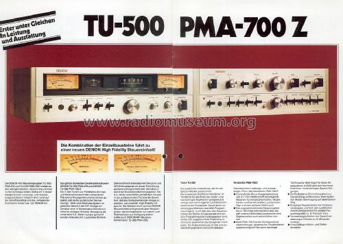 Solid State Stereo Integrated Amplifier PMA-700Z; Denon Marke / brand (ID = 2810041) Ampl/Mixer