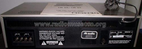 Stereo Cassette Tape Deck DR-M3; Denon Marke / brand (ID = 2103075) Reg-Riprod