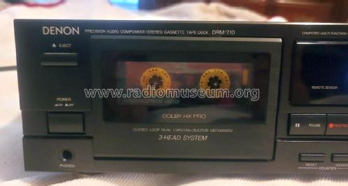 Stereo Cassette Tape Deck DRM-710; Denon Marke / brand (ID = 2974755) Reg-Riprod