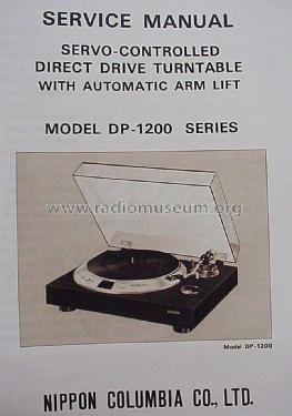 Studio Direct Drive Record Player DP-1200; Denon Marke / brand (ID = 1604466) R-Player