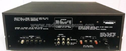 Precision audio component / FM Stereo Tuner TU-850; Denon Marke / brand (ID = 2400047) Radio